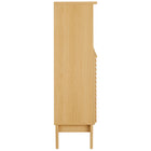 Modway Render Freestanding Bathroom Storage Cabinet - Oak-Tapered Legs