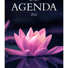 Horizon Éditions 2027 Zen Monthly and Daily Planner  - 5-7/8" x 9-1/16"-One day per page, divided into 3 sections (morning, afternoon and evening) and a space for notes