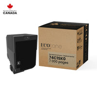 Ecotone 74C1SK0 Lexmark Compatible Remanufactured Toner Cartridge - Black-Type : Reman