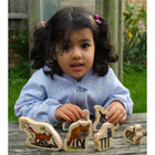 Yellow Door Woodland Animal Families Wooden Characters 12-Piece Set-8