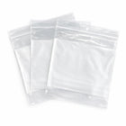 KL Rubber Resealable Polyethylene Bag With White Id Block & Hang Hole - 2 Mil - 6” x 6" - 1000 Pack-Approved for direct food contact — ideal for meats, produce, and dry goods