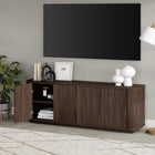 Hudson&Canal Canton TV Stand for TV's up to 75" - Alder Brown-Product Dimensions: 15" L x 68" W x 24" H