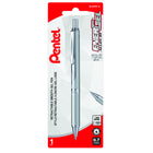 Pentel EnerGel Alloy Liquid Gel Pen Retractable - 0.7mm - Silver-Sleek, balanced aluminum alloy barrel