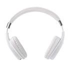Basic Tech Wireless Over The Ear Foldable Headphones - White-32 ft. signal range