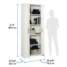 Sauder Storage Cabinet - White-8