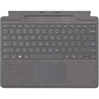 Microsoft Surface Pro Keyboard Copilot with Pen Storage - Platinum - Bilingual-For Surface Pro, 8, 9 & 10