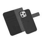 LBT 2-in-1 Switch Wallet MagSafe folio Case For iPhone 15 Pro - Black-Easily access your cards with convenience