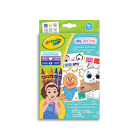 Crayola Ms. Rachel Colour & Sticker Emotions Kit-Includes 16 Ms. Rachel Colouring Pages, 5 Crayola Crayons, and 5 Ms. Rachel Sticker Sheets for creative, interactive fun