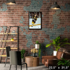 Bobby Orr Boston Bruins Skating with Puck - Framed Canvas - 22" x 31"-Officially licensed by the NHL and NHLPA