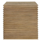 Modway Canto Square 24" Stacked Design End Table - Weathered Oak-Assembly Required