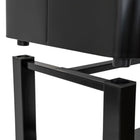 Permasteel 80 Quart Patio Cooler with Removeable Basin - Black-Bottom Shelf 