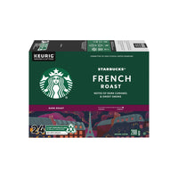 Starbucks French Roast Coffee K-Cup Pods - 24 Pack-Kcup/ Coffee