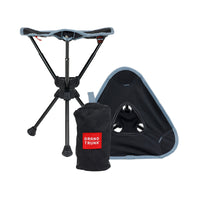 Grand Trunk Compass 360° UC Swivel Stool - Ultra Compact - Black-Crazy tiny pack size