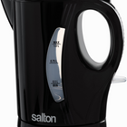 Salton Cordless Electric 1 L Kettle - Black-Stainless steel heating element resists corrosion and scale build up 