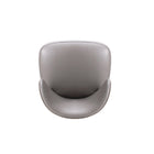 Manhattan Comfort Strine 21.65" Modern Velvet and Leatherette Upholstered Dining Chair - Dark Taupe-22.83" L x 21" W x 33.07" H