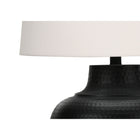Monarch Specialties 26" H Transitional Table Lamp - Black Metal / Ivory / Cream Shade-Minor assembly is required with illustrated instructions included. backed with 2-year limited warranty against manufacturer's defects, this timeless, quality made lamp will last for years