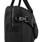 Bugatti PURE Vegan Leather Briefcase for 15.6" Laptop - Black-Weight: 1.87 lb
