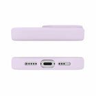 Avana Velvet Compatible with MagSafe Case for iPhone 17 - Lavender-Raised lip and edges protect your screen