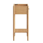 Modway Zaire 18" Bathroom Vanity Cabinet - Natural-Tapered Legs