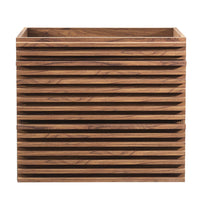 Modway Render 24" Wall-Mount Bathroom Vanity Cabinet - Walnut-Mid-Century Modern Vanity