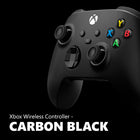 Microsoft Xbox Wireless Controller Xbox Series X - Carbon Black-Stay on target with textured grip on the triggers, bumpers, and back case