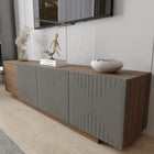 Nexera Riva TV Stand - 72" - Nutmeg/Greige-6