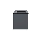 Modway Vitality 36" Bathroom Vanity - Grey/Black-Ceramic Sink With Integrated Countertop