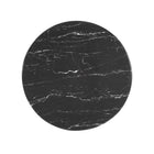 Modway Lippa 28" Round Faux Marble Bar Table - White Black-Assembly Required