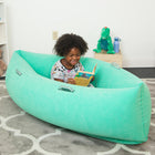 Bouncyband Comfy Hugging Peapod Sensory Pod - 60" - Ages 6-12 - Green-Soft like velvet and strong and durable for endless kids play