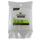 Surebonder Full Size 4" Clear Hot Glue Stick - Dual Temperature - 6 Packs of 20-Clear color with 60-65 second working time