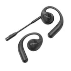 EMEET AirFlow Wireless Bluetooth Open-Ear Headphones with Noise Canceling Mic-8.5g lightweight, skin-friendly coating