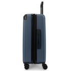 Swiss Mobility JFK Collection 26" Hardside spinner luggage - Blue-Lined interior with dividing panel, practical pockets, and tightening straps to keep content organized and in place