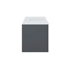 Modway Vitality 48" Single Sink Bathroom Vanity - Grey/White-Ceramic Sink With Integrated Countertop