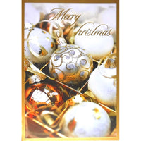 Rosedale General Christmas Greeting Cards/Envelopes - 5-1/2" x 8" - Glitter and Gold - 12 Pack-Card shop quality greeting cards