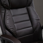 Vinsetto High Back Executive Massage Office Chair with 6-Point Vibration - Brown-90 Days Limited Manufacturer Warranty