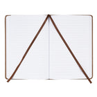 Gry Mattr Hardcover Notebook - 5-7/10" x 8-1/4" - Lined - 80 Sheets - Brown-Contains 80 sheets (160 pages) of FSC-certified paper