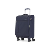 Bugatti Amsterdam Collection 21.5" Softside Carry-On - Navy-Made of new resistant TPU material*, providing water resistance for worry-free travel in any conditions