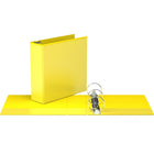 Davis Group Easyview Premium Binder - Round Ring - Customizable - 3" - Yellow - 6 Pack-3"