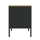 Manhattan Comfort Landen 47.3" Modern TV Stand - Black-Home Assembly Required. All Hardware Included