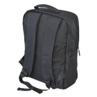 Club Rochelier Multi Zip Pocket Backpack - Black-Handle on back of bag for luggage
