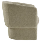 Modway Muse Boucle Fabric Barrel Accent Chair - Cork-Padded Seat