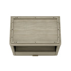 Manhattan Comfort Evelyn 32" Modern 1-Drawer Nightstand 2-Piece Set - Natural-30 Day Limited Manufacturer's Warranty