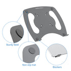 ShoppingAll Universal Laptop Mount Tray for VESA Monitor Arms and Stands - Black-Ventilation holes on the tray will keep your laptop cool and prevent it from overheating for long hours use