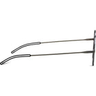 ThinOptics Reader with Universal White Pod - 1.5 - Clear-Polycarbonate lenses with hard coating to protect against scratches. Stainless steel hinges and temples with gun/gold metal plating.