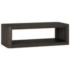 Hudson&Canal Kellan 47"W Rectangular Coffee Table - Alder Brown-A modern contemporary design for your living room, den, and more