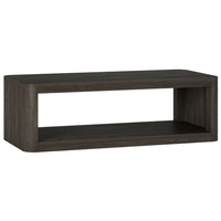 Hudson&Canal Kellan 47"W Rectangular Coffee Table - Alder Brown-A modern contemporary design for your living room, den, and more