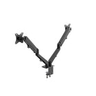 IntekView Dual Monitor Mount with Gas Spring-Cable Management keep your cable and table neat and clean