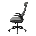 COUGAR Stryder Office Chair with Lumbar Support & Flip-Up Armrests - Grey-Flip-Up Armrests: Designed for adaptability, the armrests provide balanced support when needed and flip up effortlessly when you want more freedom to move or need to pull closer to your desk