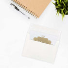 JAM Paper A7 Parchment Invitation Envelopes - 5.25" x 7.25" - White Recycled - 50 Pack-Quantity: 50 per pack, Enough to have at home or the office for any occasion