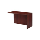 Office Star Napa Collection Return, Mahogany-Features 1” tops and end panels, and 5/8” modesty panels
